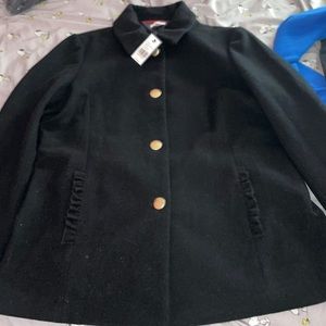 Brand new crown and Ivy black pea coat